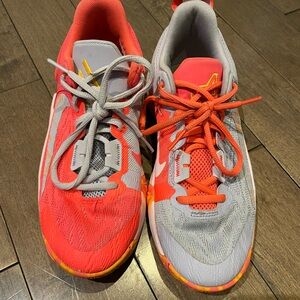 Nike Kids Sneakers Red and Gray